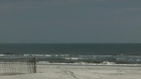 Gentle Atlantic Surf Stock Footage 54758203