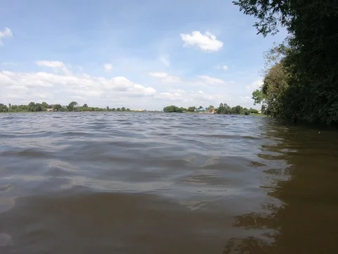 The gentle breeze creates small waves. Stock Footage 118040215