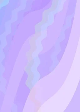 A gentle, calm composition of overlapping wide, flowing shapes in lilac tones Ilustración de archivo