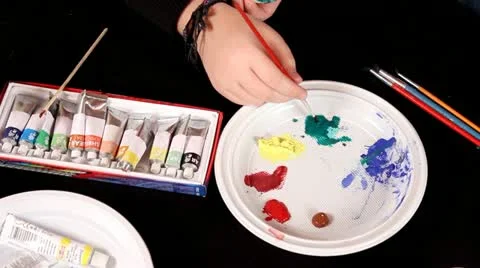 Gentle coloring Stock Footage 21128873