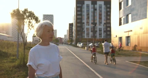 Gentle embrace of an elderly couple Stock Footage 135556005