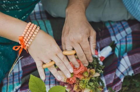 Gentle embraces  Stock Photos