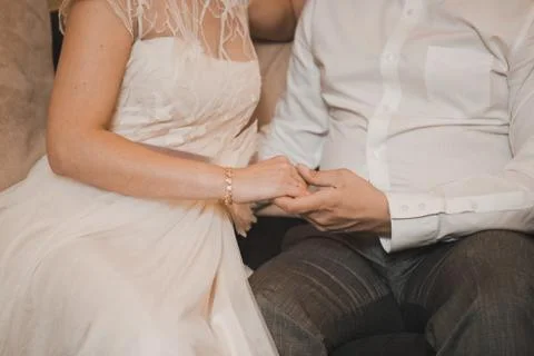 Gentle embraces Stock Photos