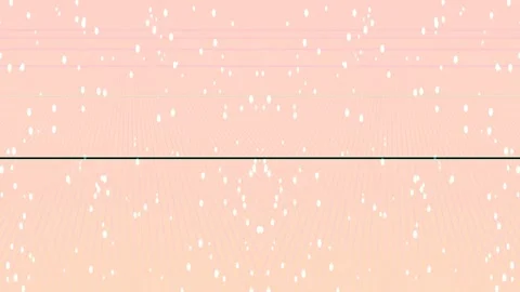 Gentle falling white snow on light pink abstract background seamless loop Stock Footage 335466734