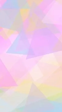 A gentle geometric triangle pattern in pastel rainbow colors creates a drea.. Stock Illustration