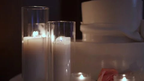 Gentle Glow Sets Calming Mood, Relaxing Setting With Gentle Illumination And Stock Footage 323775422