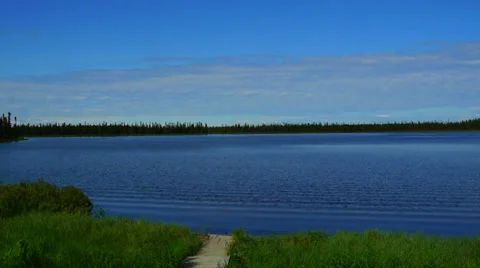 Gentle Lake Waves Ripple In Stock Footage 33495498