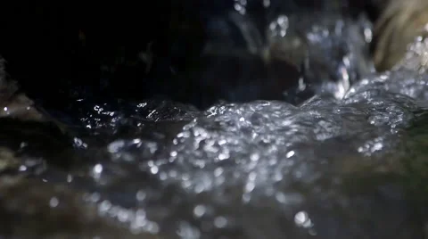 Gentle little river in the mountain Stock Footage 47164580