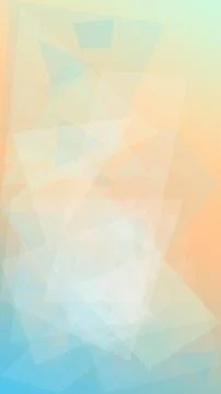 A gentle low-poly triangle pattern in peach, cream, and pale teal creates a.. Stock Illustration