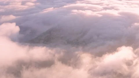 Gentle misty mountains  timelapse. Stock Footage 171446443