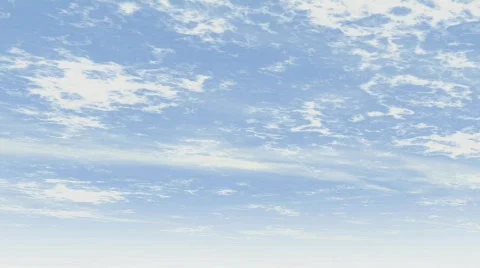 Gentle moving clouds against bright blue sky Video stock 591327