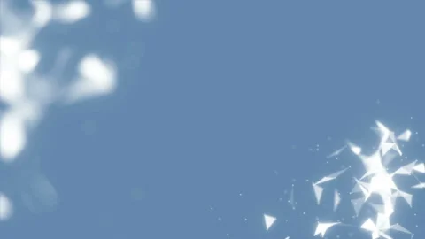 Gentle objects in the corners of the screen.3D Futuristic abstract background Stock Footage 99712773