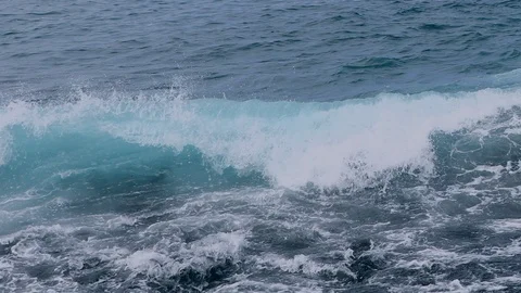 Gentle ocean waves Stock Footage 88808391