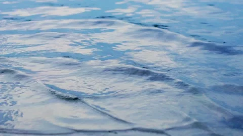 Gentle ocean waves rolling softly Stock Footage 328615244