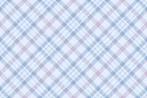 Gentle pastel plaid pattern in cool blues and soft pinks, perfect for backgro Stock Illustration