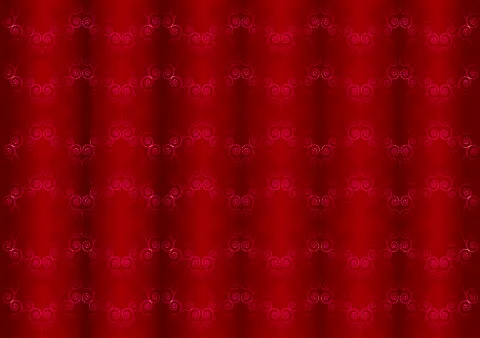 Gentle pink iridescent pattern on the wavy red burgundy background Illustrazione stock