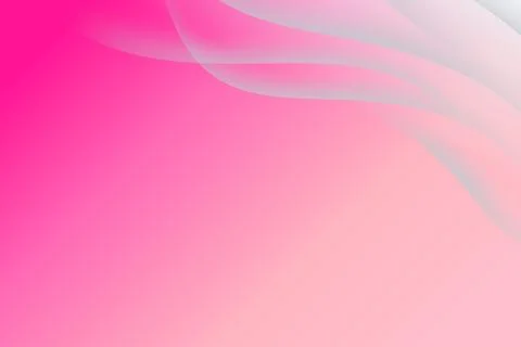 Gentle Pink Sky Gradient with White Grayscale Waves Stock Illustration