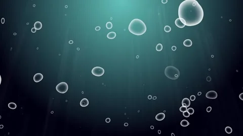 Gentle Rise of Bubbles Underwater Stock Footage 289505256