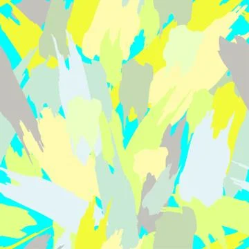 Gentle seamless texture with multicolor vector brush stroke Stock Illustration