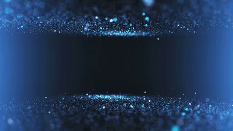 Gentle shimmering ice particles Stock Footage