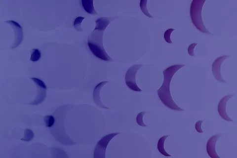Gentle simple geometric background of circles in saturated very peri purple c Stock Photos
