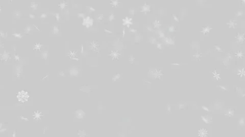 Gentle snow falling against a light gray abstract background Vidéo 346243713