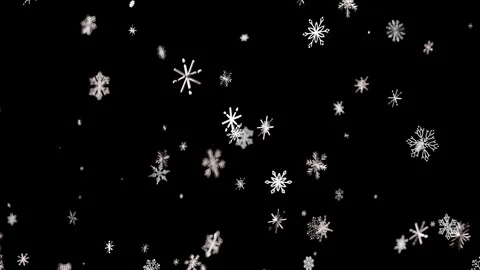 Gentle snowfall animation adds magical wintry touch to projects. 스톡 동영상 343966061