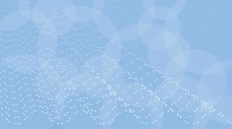 A Gentle Snowfall Background adorned with a Soft Bokeh Effect creates a tra.. Stock Illustration