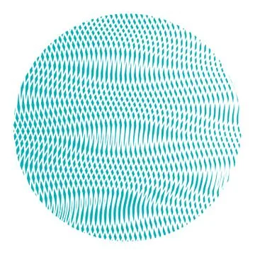 Gentle soft mint green abstract round vector texture. Stock Illustration