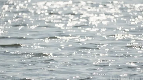 Gentle Water Waves on a Calm Surface Stock Footage 336648321