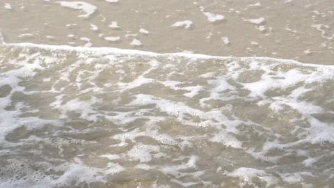 Gentle wave on the beach. Stock Footage 144949478