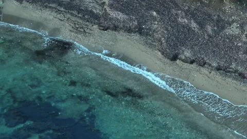 Gentle waves on the beach Stock Footage 231569228
