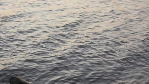 Gentle Waves at the Lake Video stock 253456028