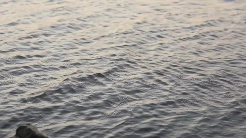 Gentle Waves at the Lake Stock-Footage 253456029