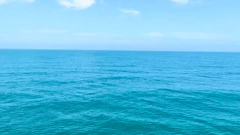 Gentle Waves Rolling on Saint Martin Sea Beach Stock Footage 322090629