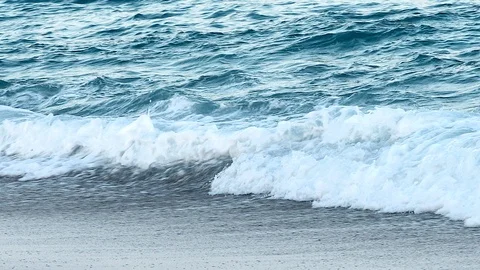 Gentle waves sea Stock Footage 94895855