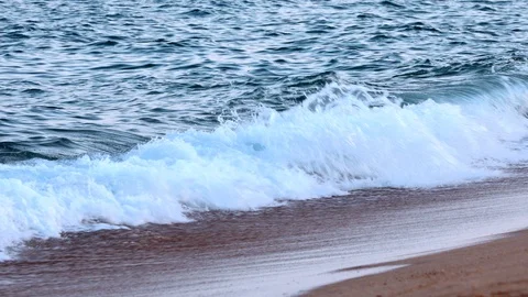 Gentle waves sea Video stock 94898721