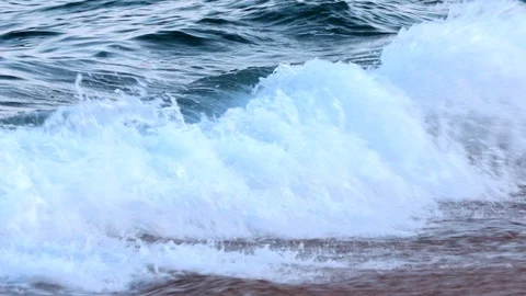 Gentle waves sea Video stock 94899331