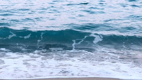 Gentle waves sea Video stock 94902565