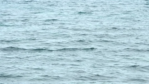 Gentle waves on the sea surface Stock Footage 125692099