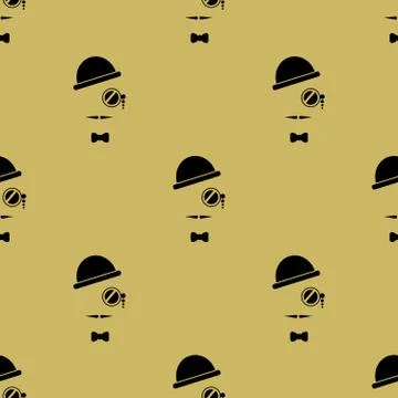 Gentleman beige Stock Illustration