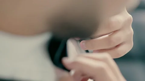 Gentleman fixing a bow tie Video stock 228998321