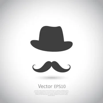 Gentleman icon. Vector illustration Stock Illustration