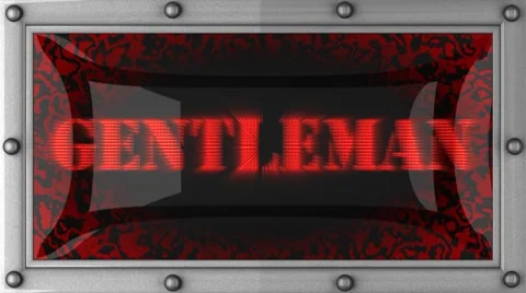 Gentleman on led Stock Footage 8710391