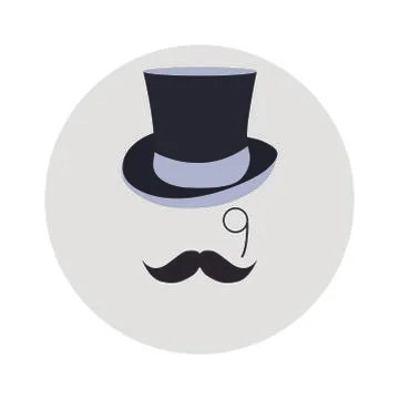 Gentleman s set. Vector icons. Vector EPS 10. Stock-Illustration