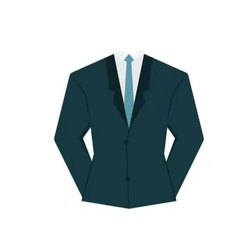 Gentleman suit vector element design template Stock Illustration