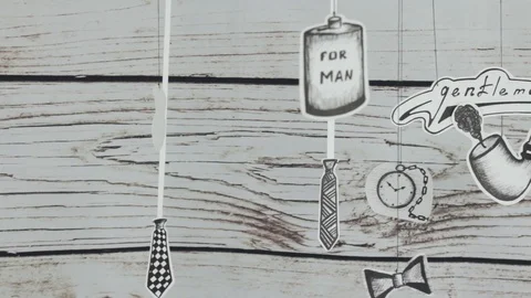 Gentleman's style accessories close up Stock Footage 90276659