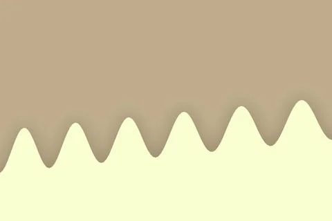 A gently ascending series of rounded waves creates a warm minimalist landsc.. Illustrazione stock