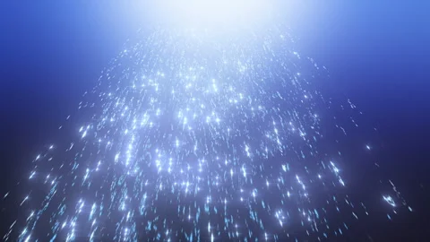 Gently Falling Sparks of Fire 動画素材 332543788