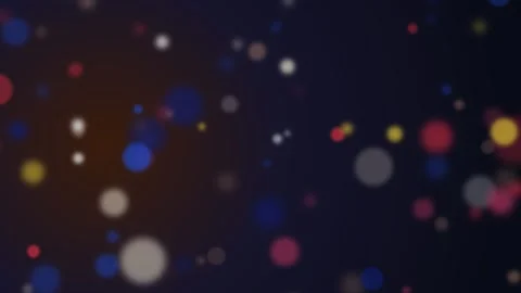 Gently Floating Colorful Light Leaks on Dark Background Stock Footage 331087357
